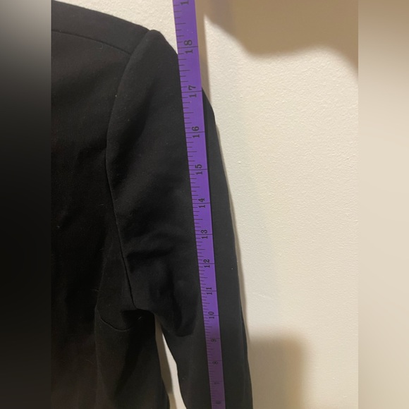 Philosophy Black Top Zipper Closure Jacket - Picture 5 of 7